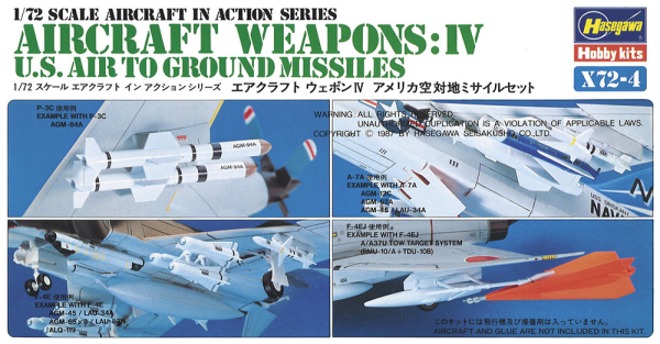 Hasegawa [X72-4] 1:72 U.S. Aircraft Weapons IV