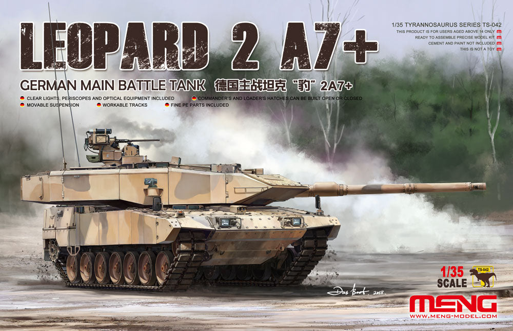 Meng: 1/35 German Main Battle Tank Leopard 2 A7+