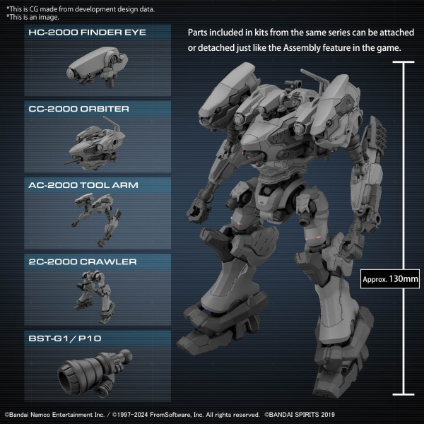 30MM Armored Core VI Fires of Rubicon RaD CC-2000 Orbiter [Q1 2025]