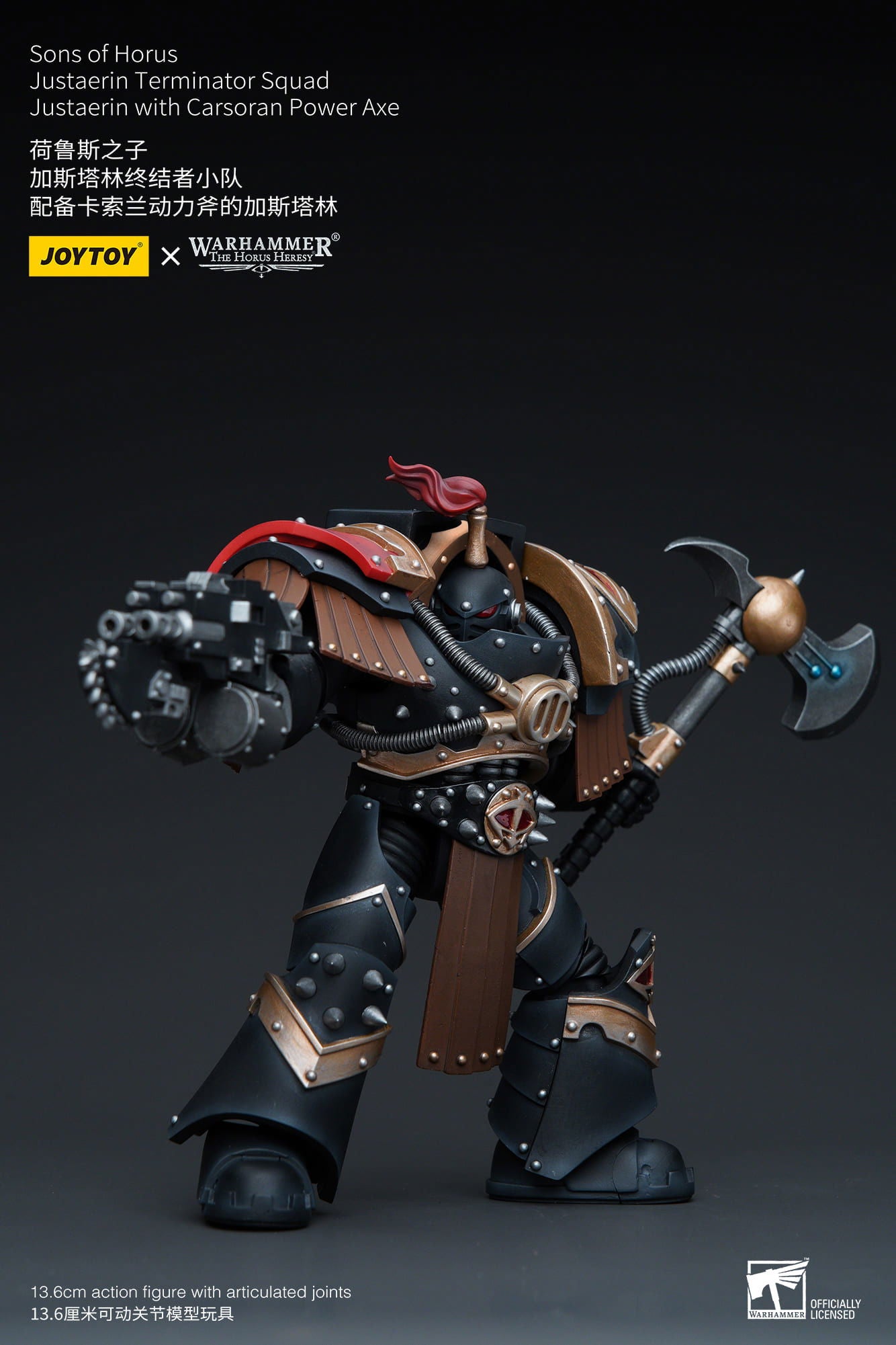 Joytoy: Sons of Horus Justaerin Terminator Squad Justaerin with Carsoran Power Axe