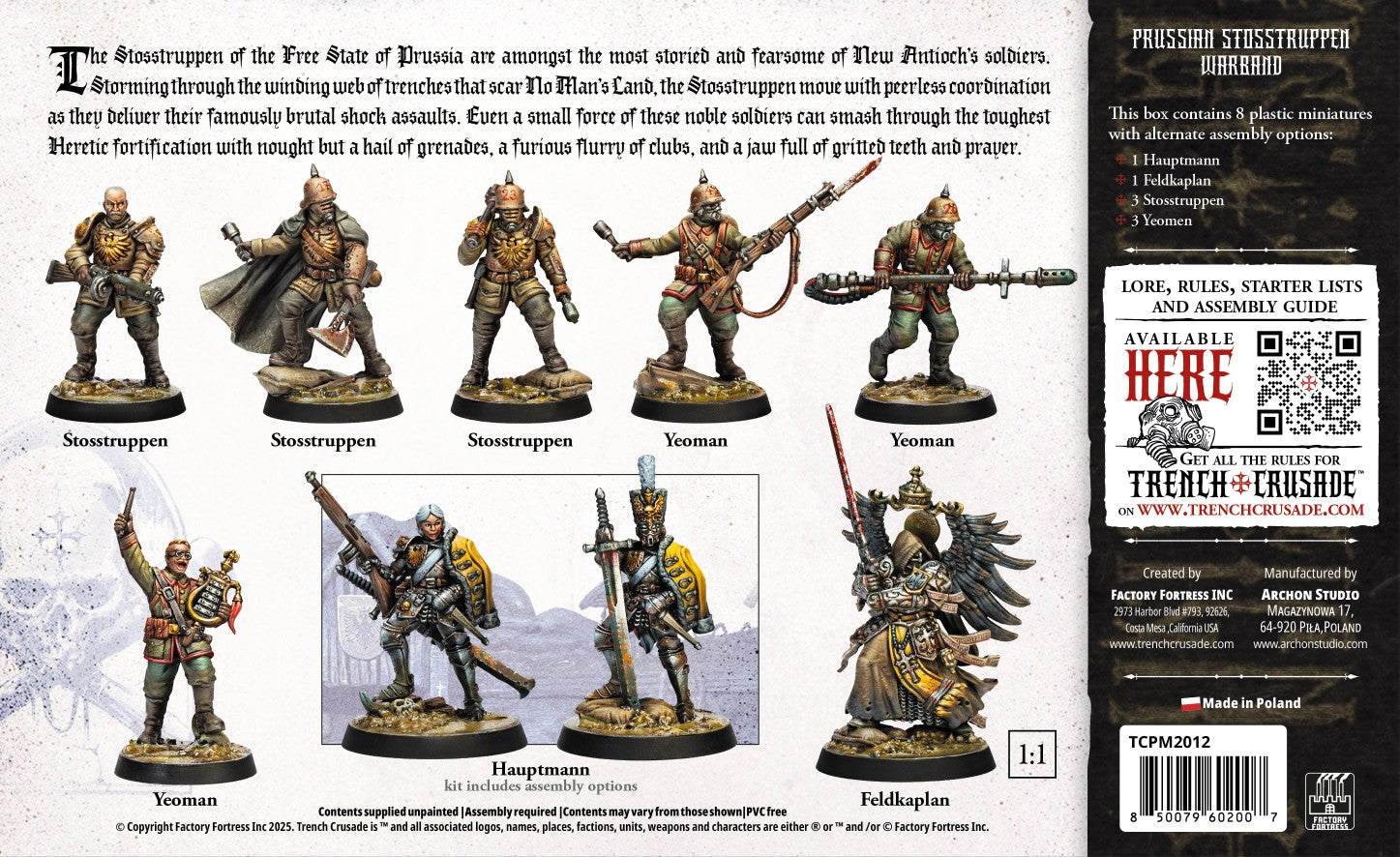 Trench Crusade: The Prussian Stosstruppen Warband