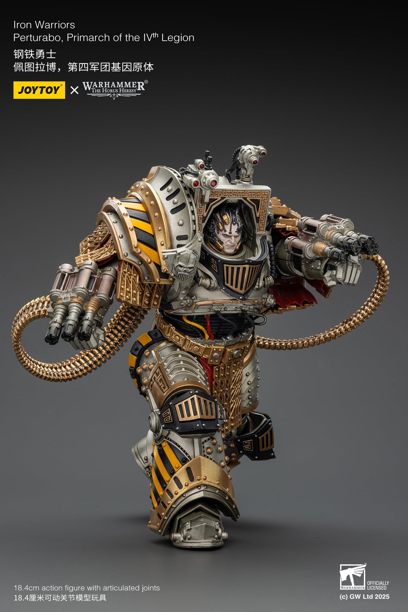 Joytoy: Iron Warriors Perturabo, Primarch of the lVth Legion