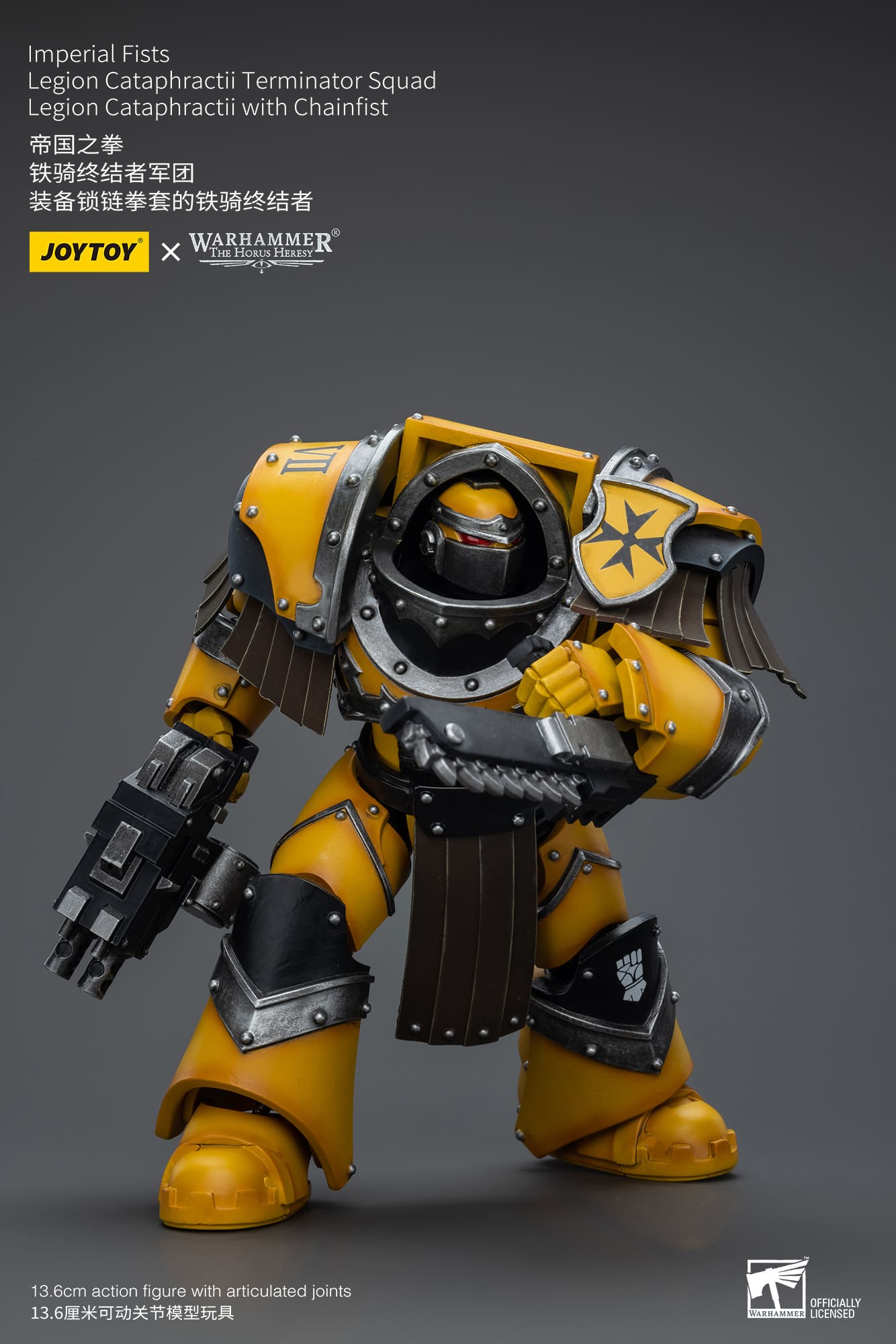 Joytoy: Imperial Fists Legion Cataphractii Sergeant with Chainfist