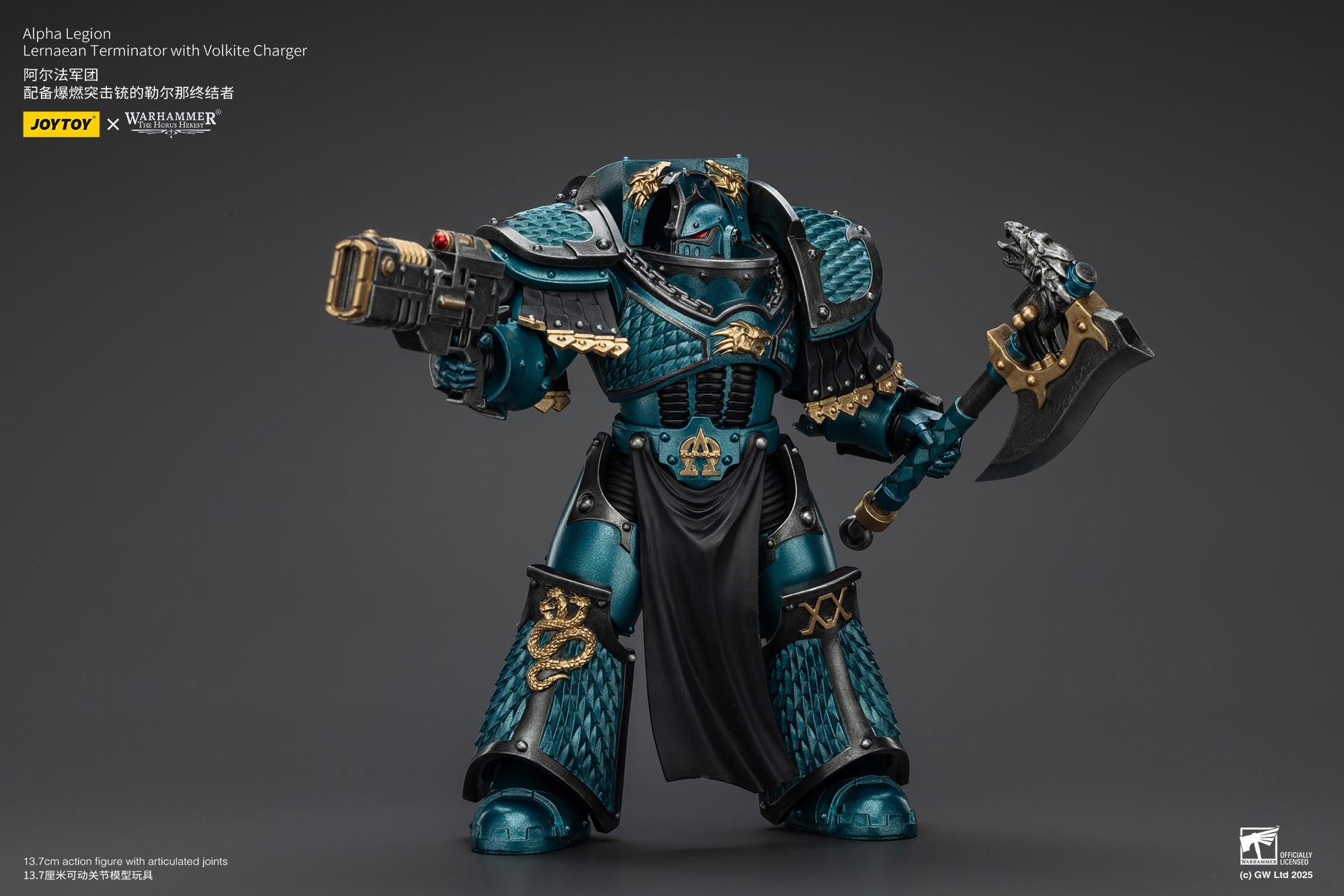 Joytoy: Alpha Legion Lernaean Terminator with Volkite Charger