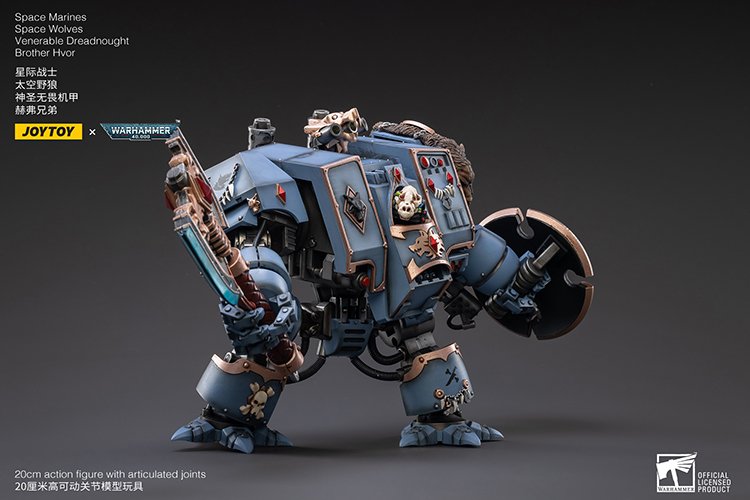 Joytoy: Space Marines Space Wolves Venerable Dreadnought Brother Hvor