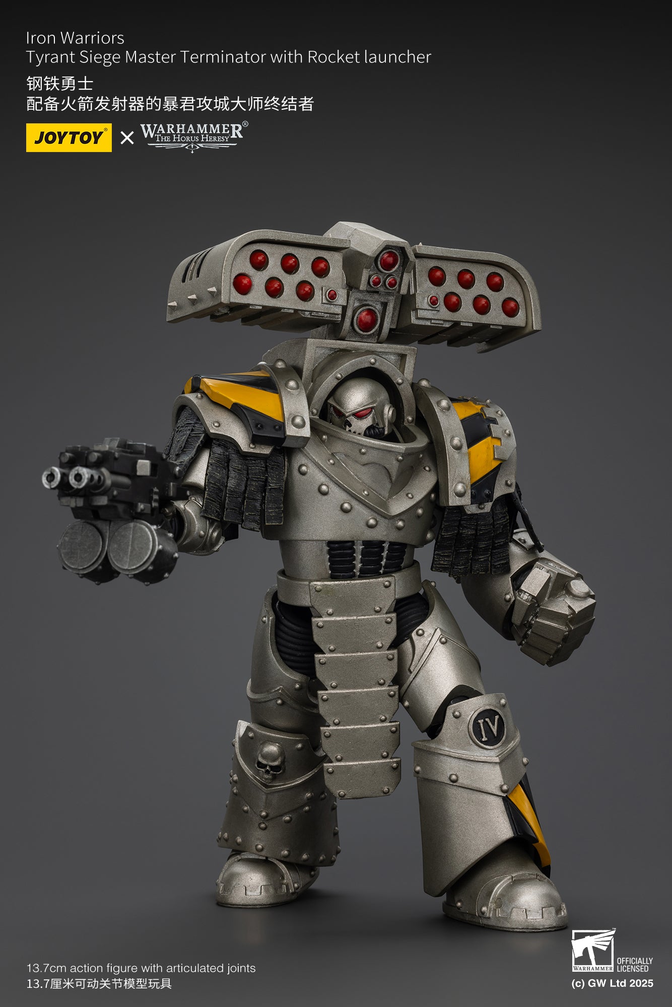 Joytoy: Iron Warriors Tyrant Siege Master Terminator with Rocket launcher