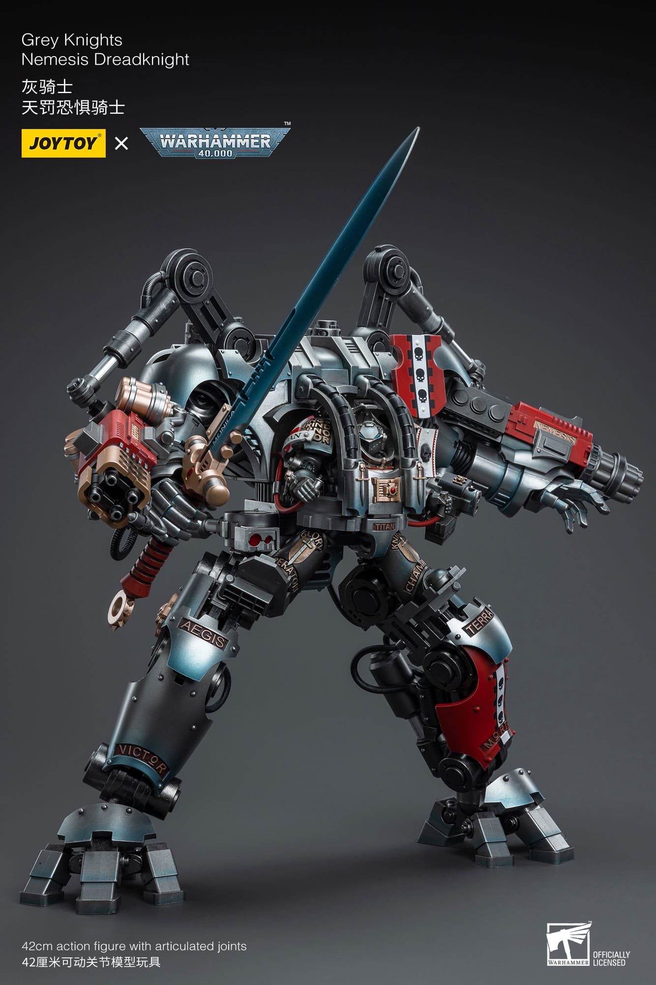 Joytoy: Grey Knights Nemesis Dreadknight (Including Grey Knights Terminator Caddon ibova)