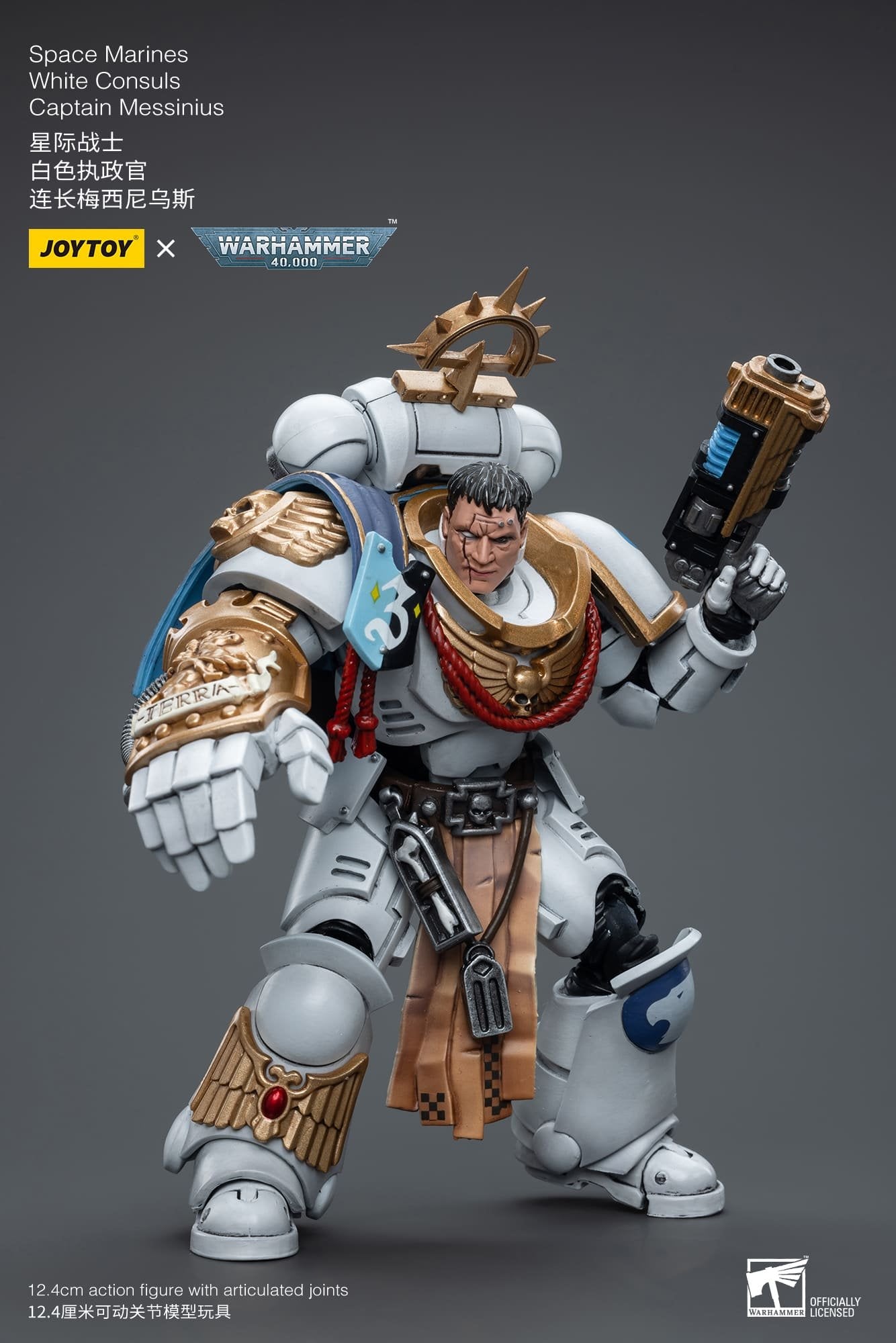 Joytoy: Space Marines White Consuls  Captain Messinius