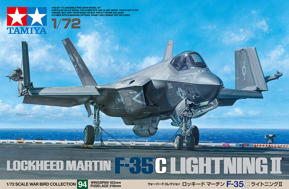 Tamiya: 1/72 Lockheed Martin F-35C Lightning II