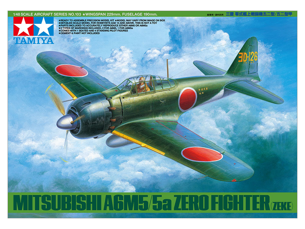 Tamiya: 1/48 Mitsubishi A6M5/5A Zero Fighter (Zeke)