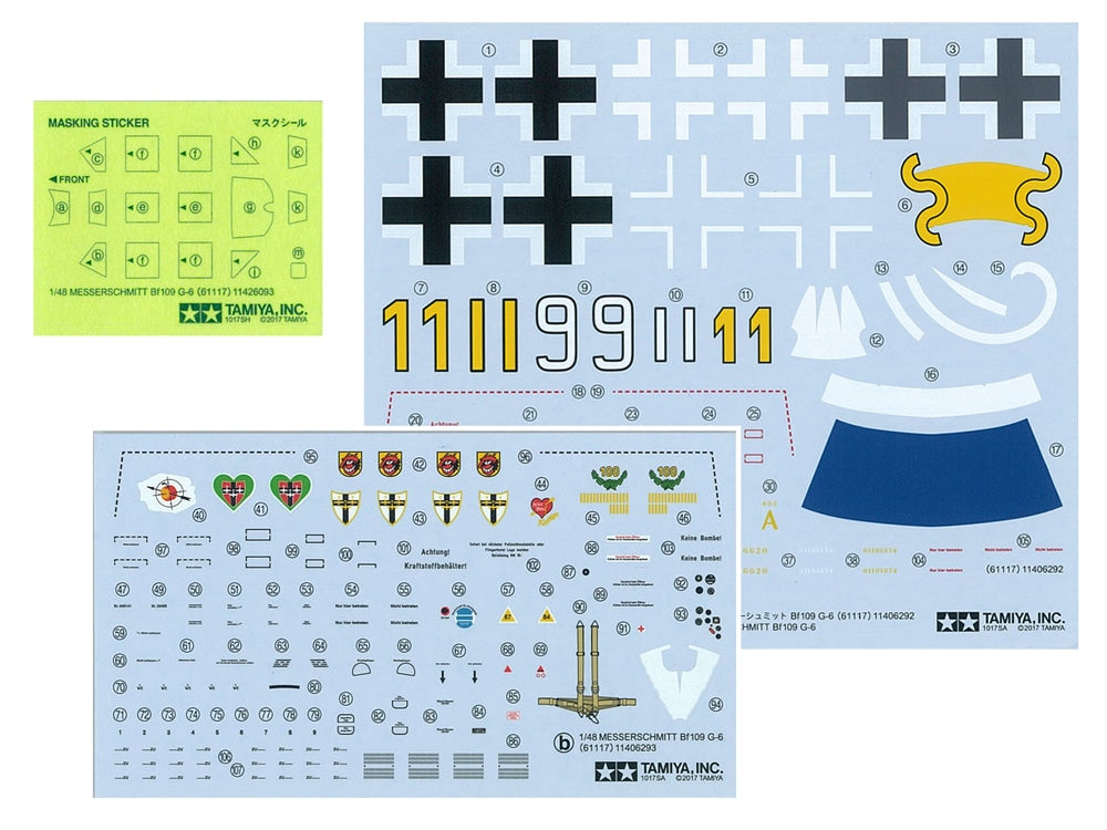 Tamiya: 1/48 Messerschmitt Bf109 G-6