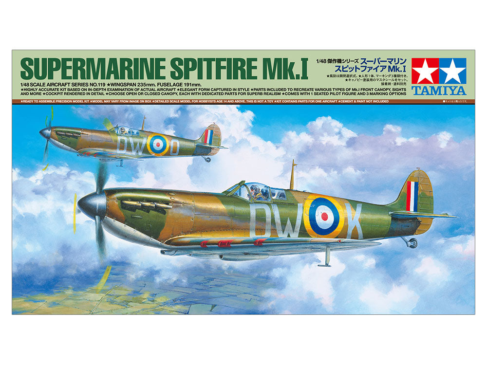 Tamiya: 1/48 Supermarine Spitfire Mk.I