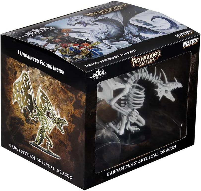 Pathfinder Deep Cuts Unpainted Miniatures: Gargantuan Skeletal Dragon