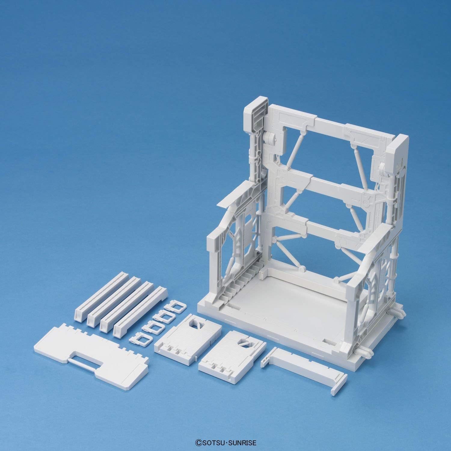 Bandai: Builders Parts System Base (White)