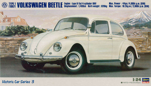 Hasegawa [HC3] 1:24 Volkswagen Beetle 1967