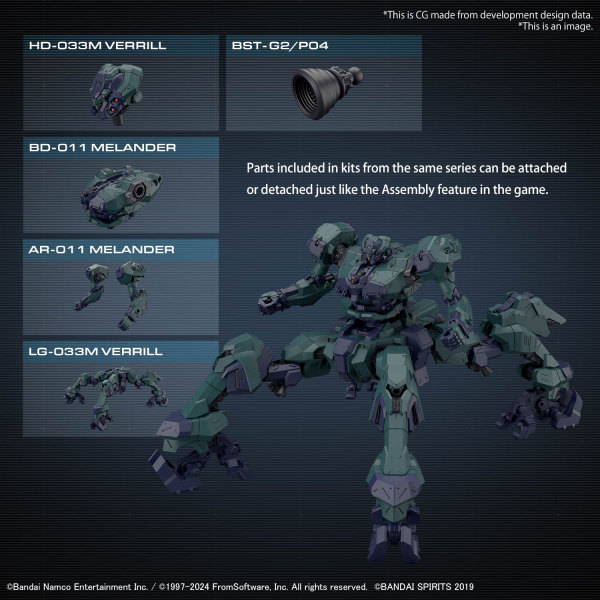 30MM Armored Core VI Fires of Rubicon Balam Industries BD-011 Melander Liger Tail [Q1 2025]