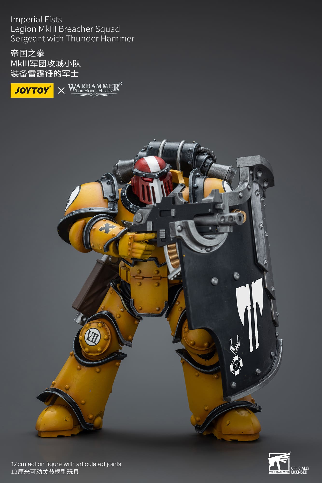 Joytoy: Imperial Fists Legion MKIII Breacher Squad Sergeant with Thunder Hammer