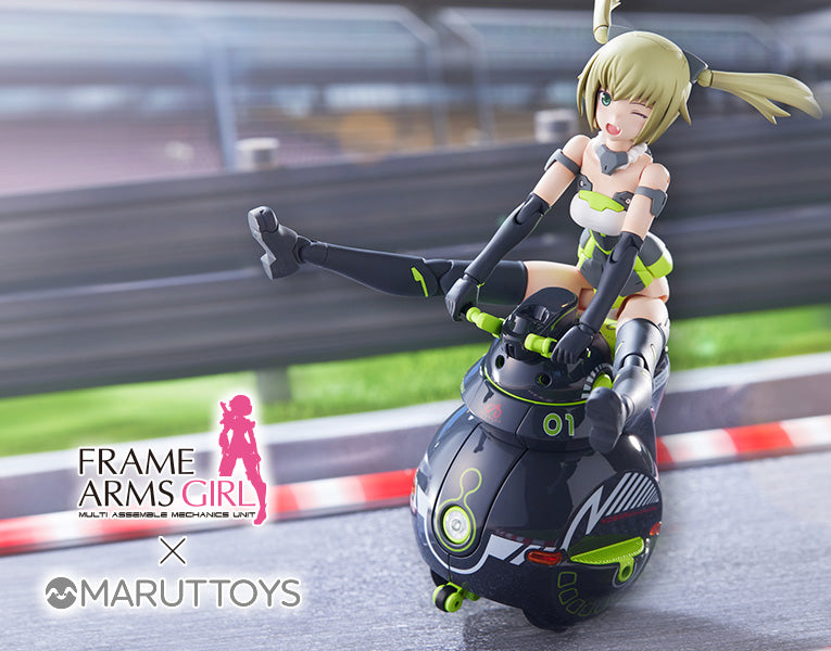 Kotobukiya: Frame Arms Girl Innocentia [Racer] & Noseru [Racing Specs Ver.]