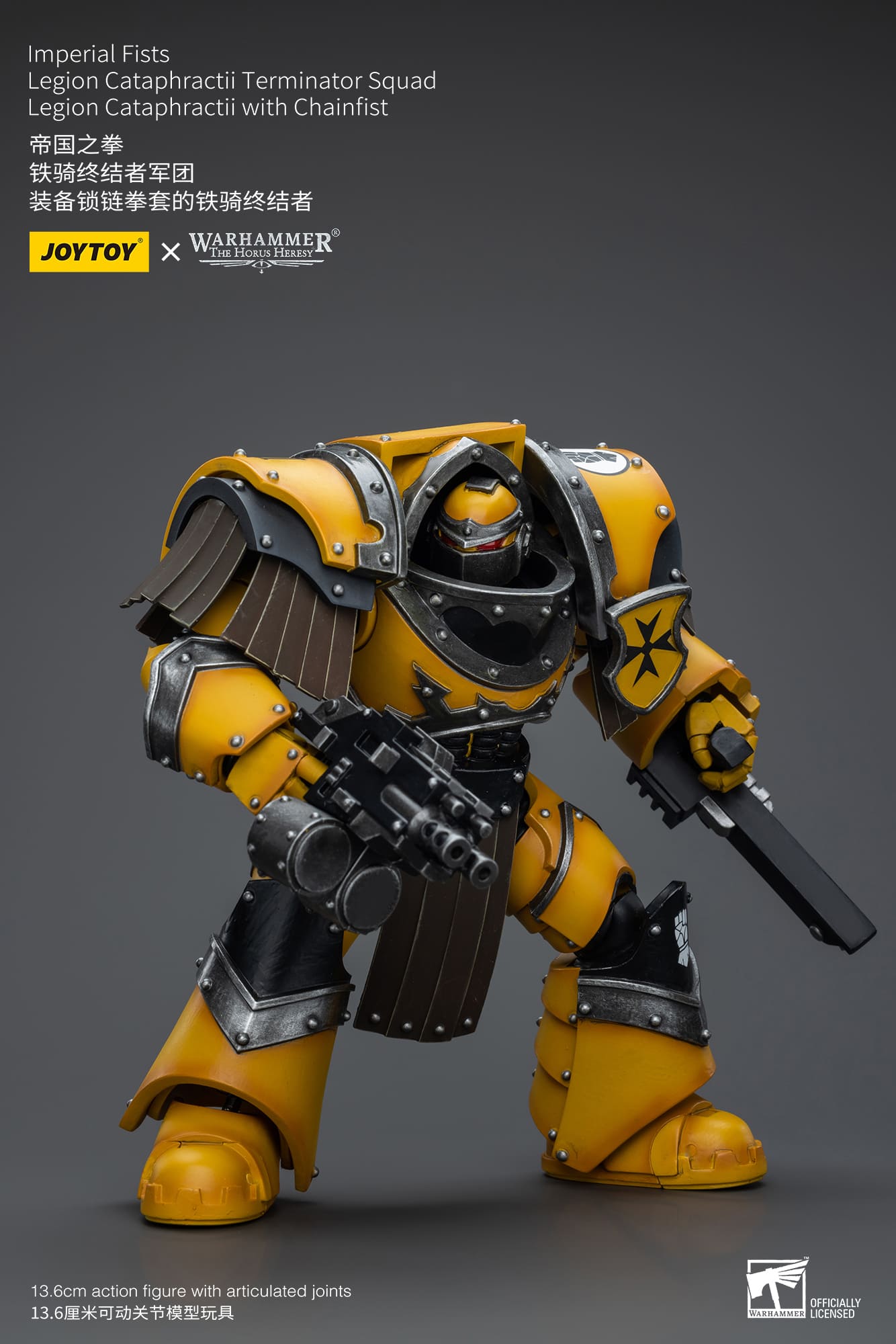 Joytoy: Imperial Fists Legion Cataphractii Sergeant with Chainfist