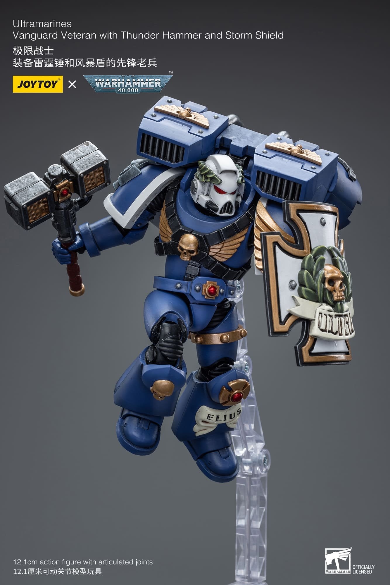 Joytoy: Ultramarines Vanguard Veteran with Thunder Hammer and Storm Shield