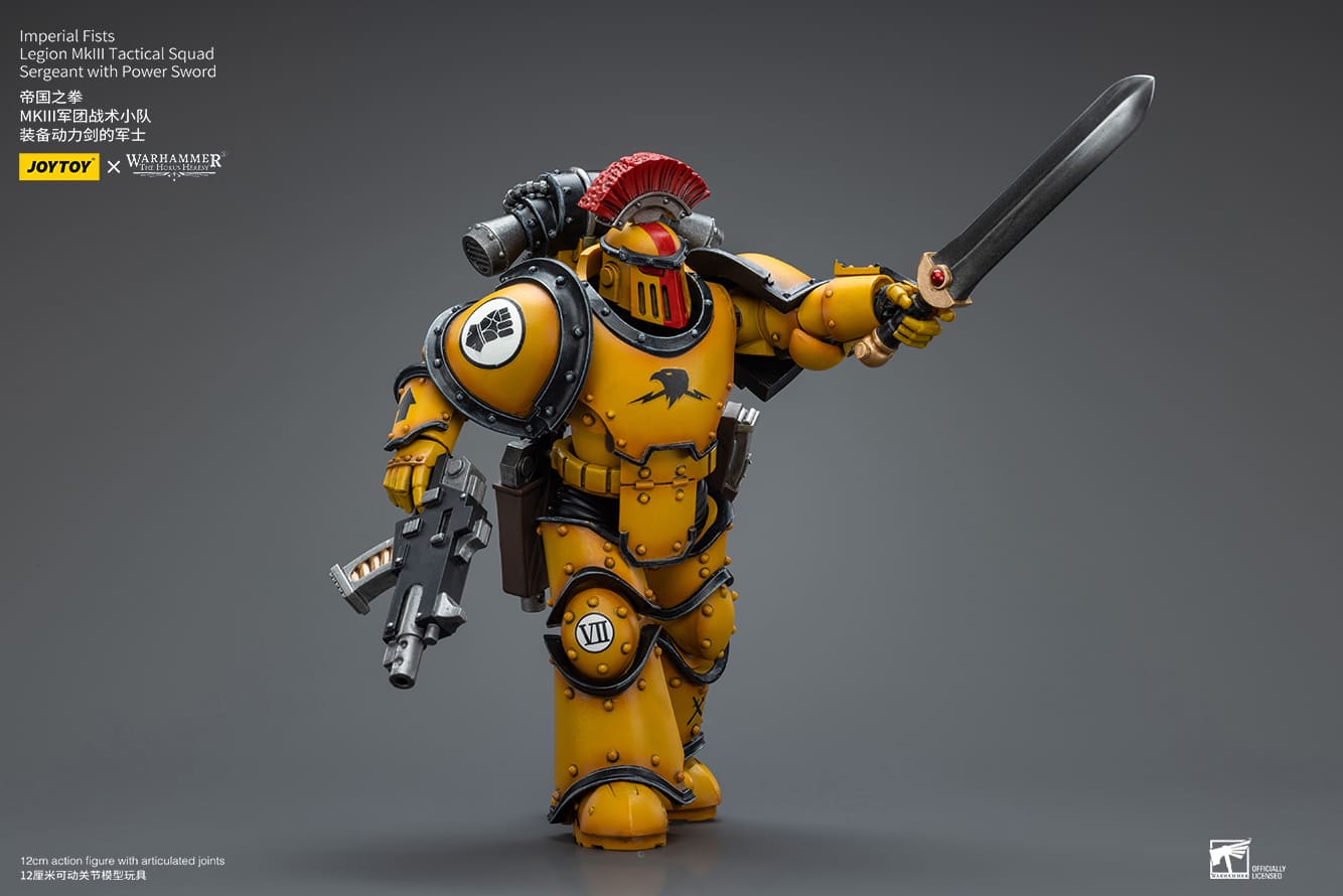 Joytoy: Imperial Fists Legion MkIII Tactical Squad Sergeant with Power Sword