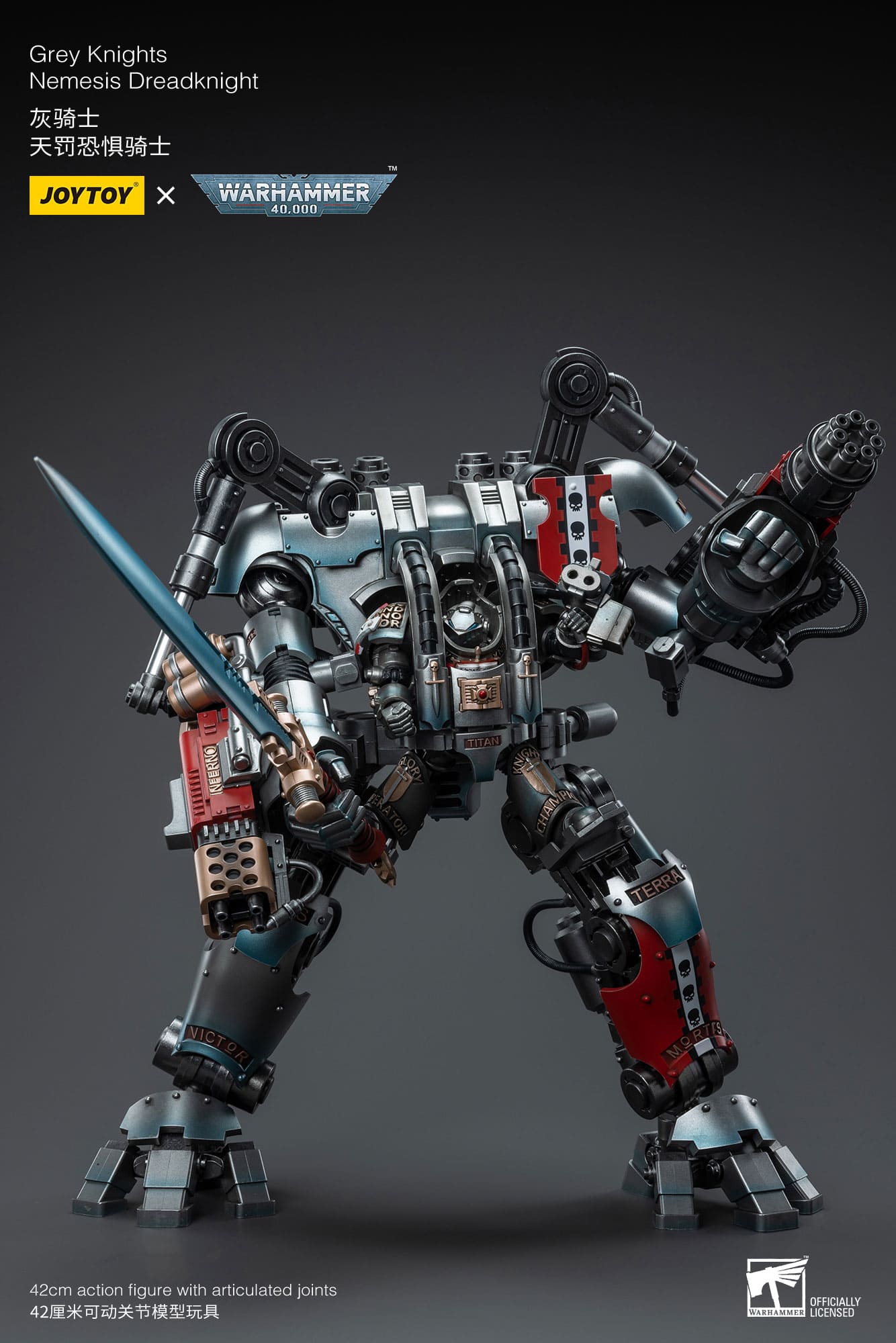 Joytoy: Grey Knights Nemesis Dreadknight (Including Grey Knights Terminator Caddon ibova)