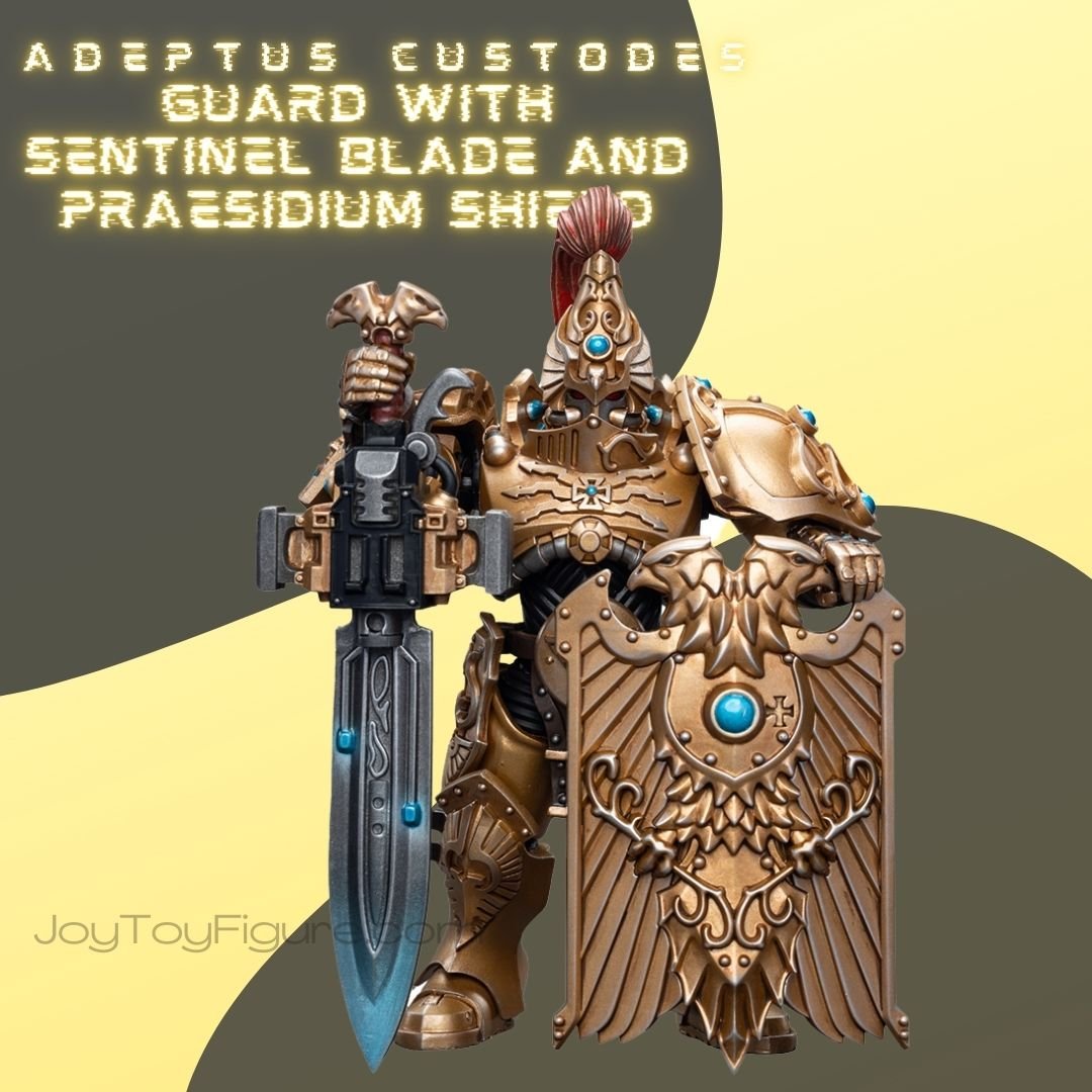 Joytoy: Adeptus Custodes Custodian Guard with Sentinel Blade and Praesidium Shield