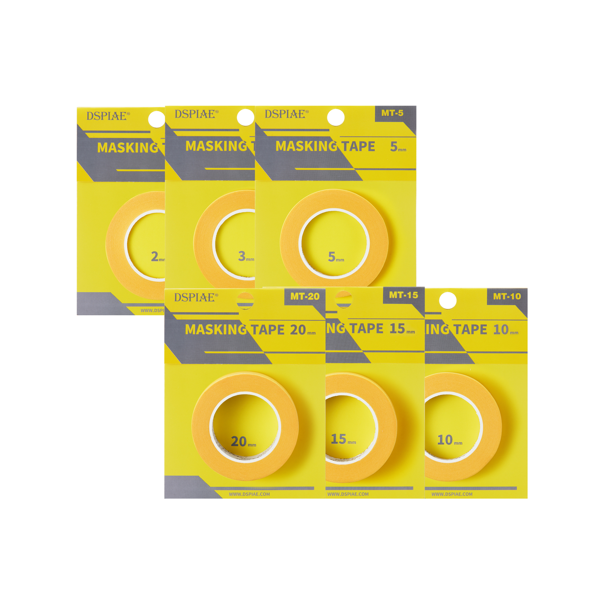 DSPIAE: Washi Masking Tape (2mm - 20mm)