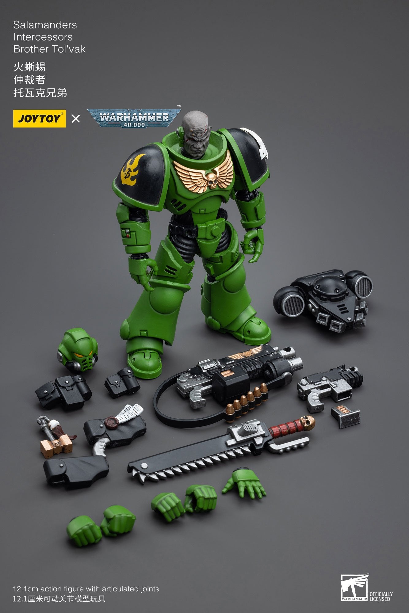 Joytoy: Salamanders Intercessors Brother Tol'vak