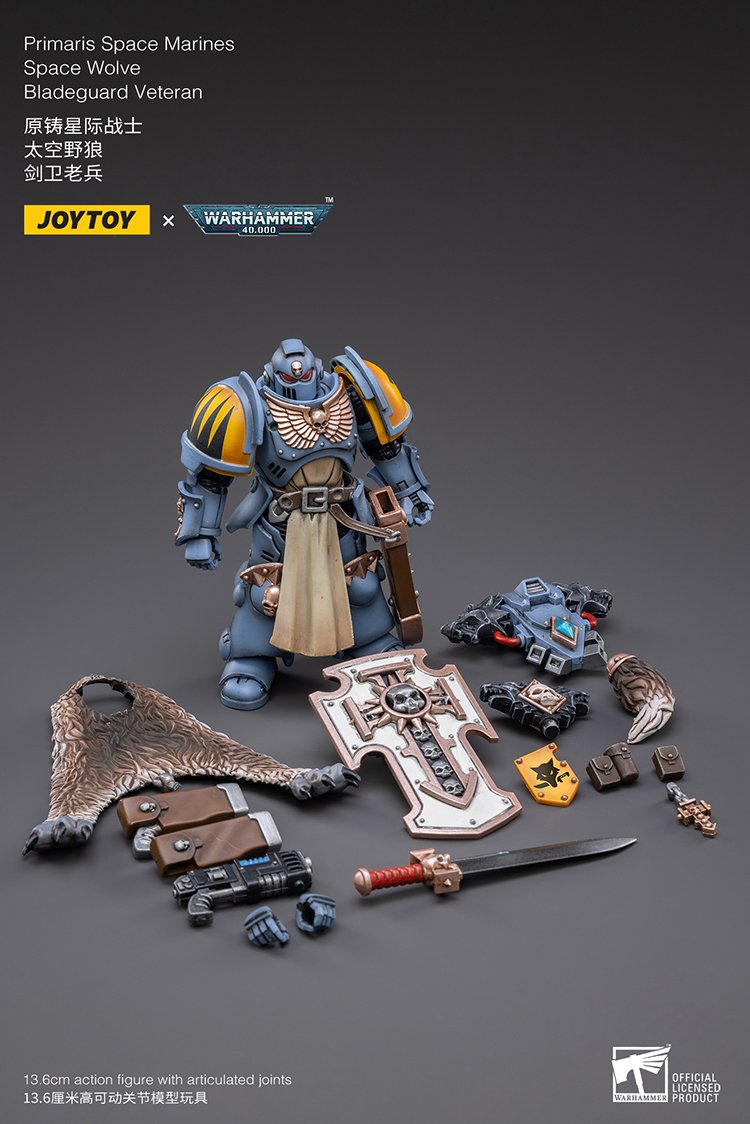 Joytoy:  Space Wolve Bladeguard Veterans