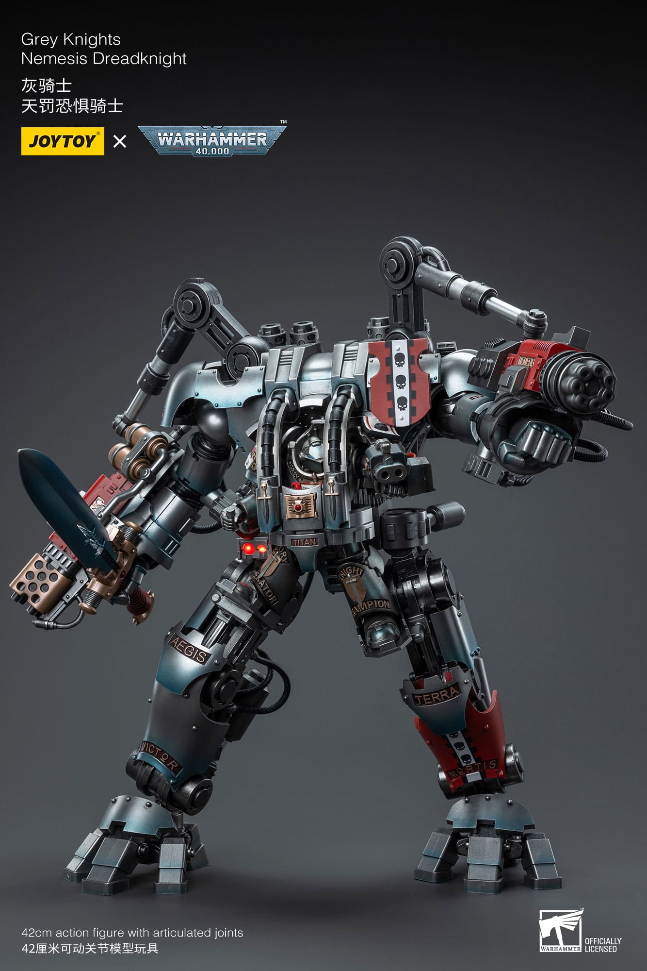 Joytoy: Grey Knights Nemesis Dreadknight (Including Grey Knights Terminator Caddon ibova)