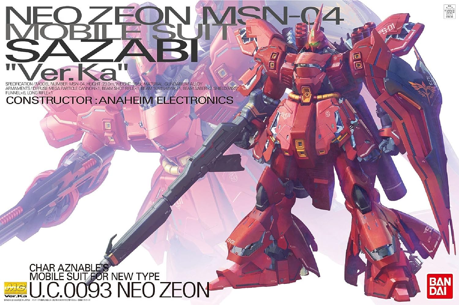 MG #175 MSN-04 Sazabi (Ver. Ka)