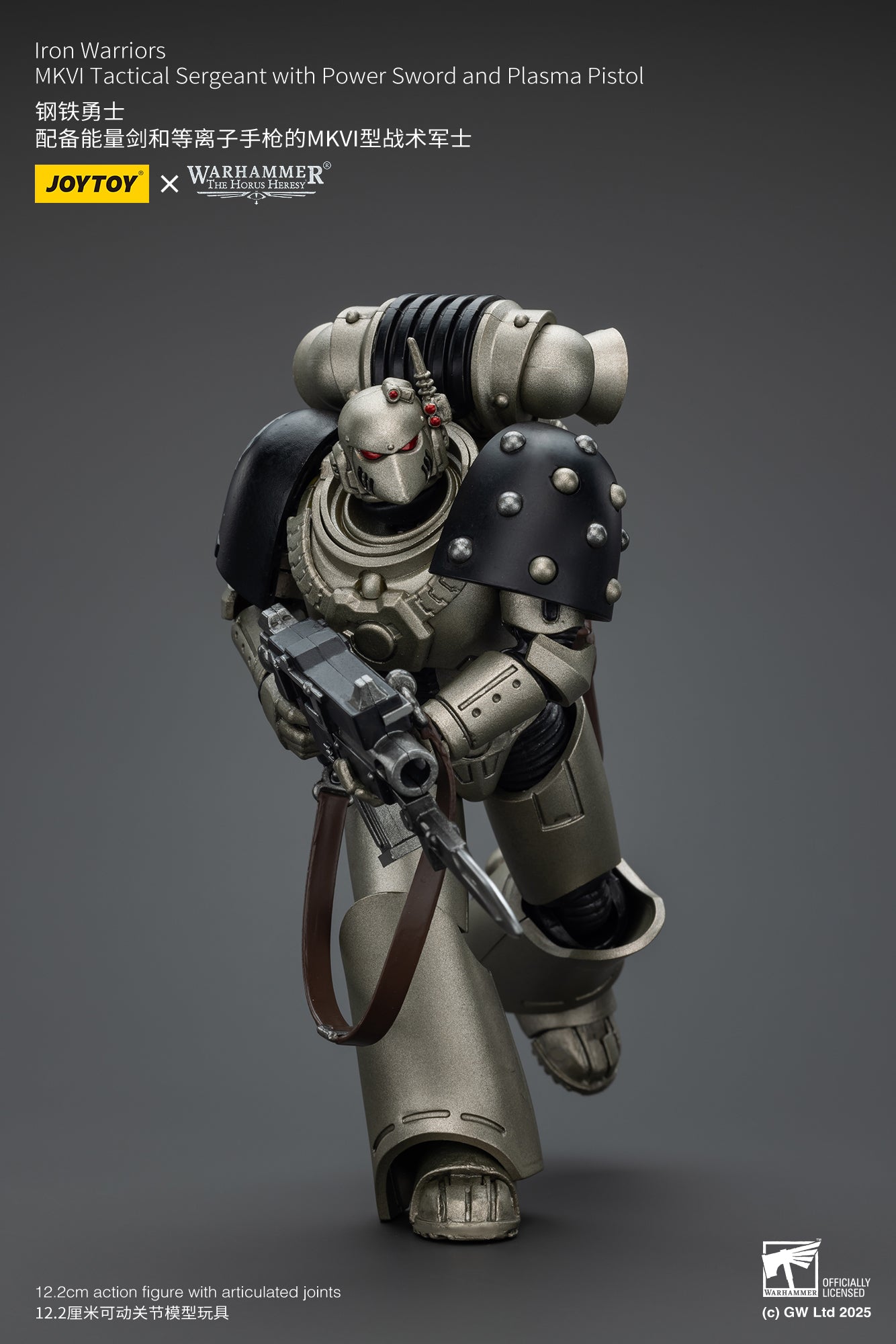 Joytoy: Iron Warriors MKVI Tactical Sergeant with Power Sword and Plasma Pistol