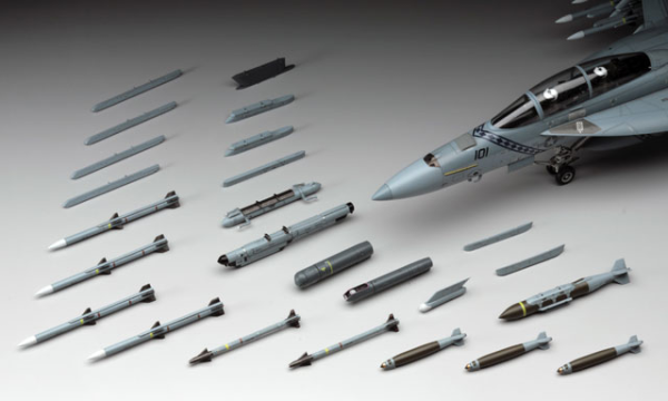 Hasegawa [X48-17] 1:48 Aircraft Weapons E : U.S. Air-To-Air Missiles & Target Pods