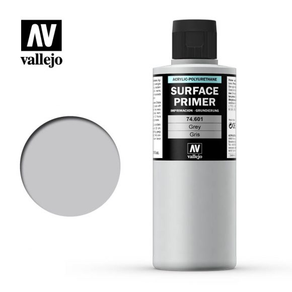 Vallejo: Grey Primer (200ml)