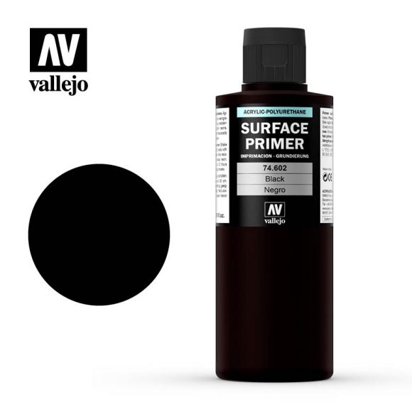 Vallejo: Black Primer (200ml)