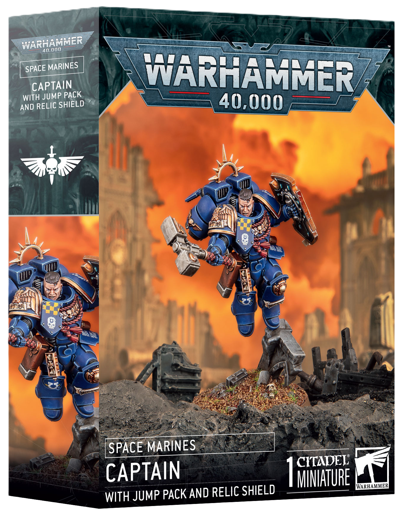 Space Marines: Captain with Jump Pack and Relic Shield [Oct 25]