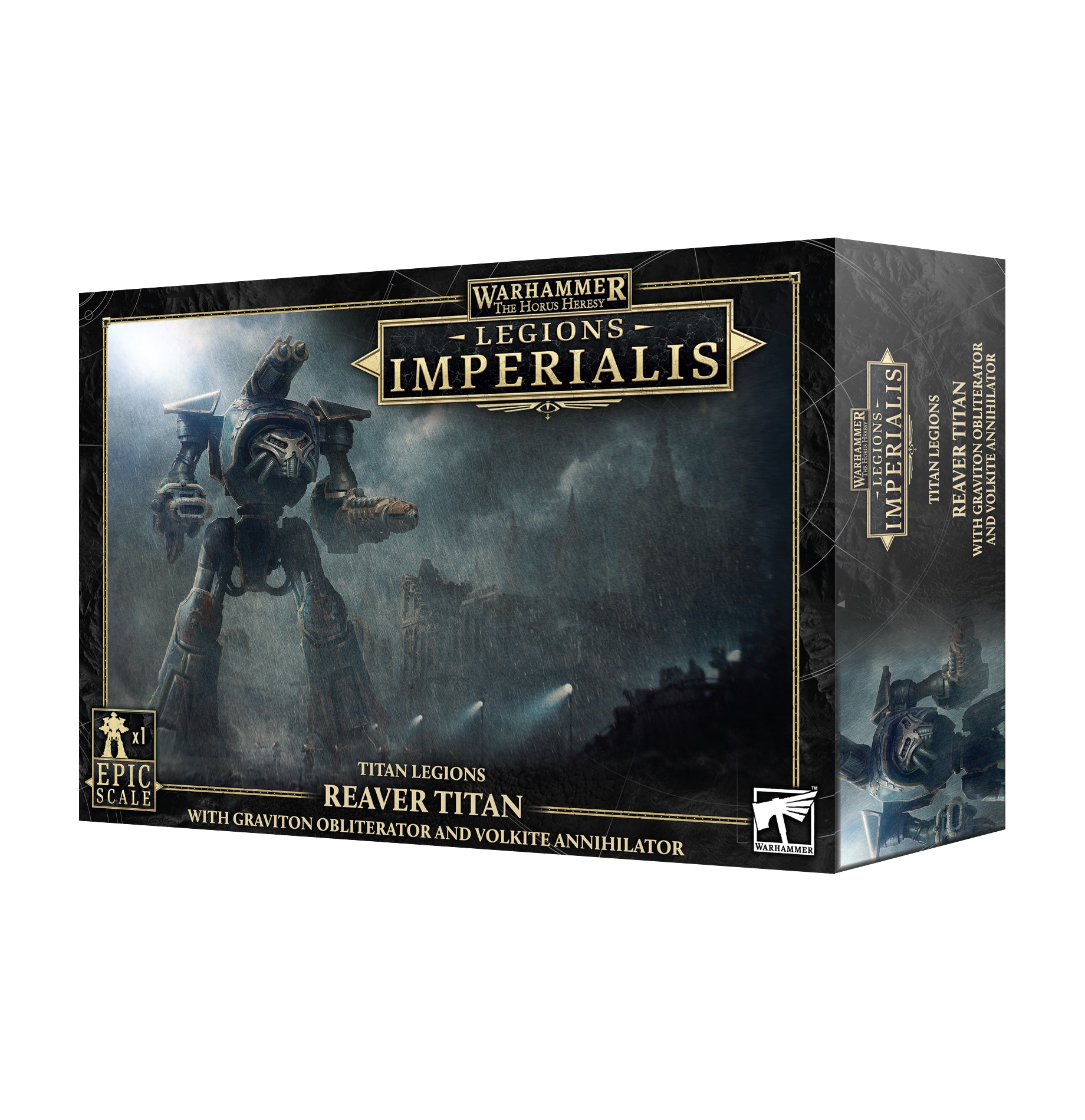 Legions Imperialis: Reaver Titan with Graviton Obliterator and Volkite Annihilator [Aug 1]