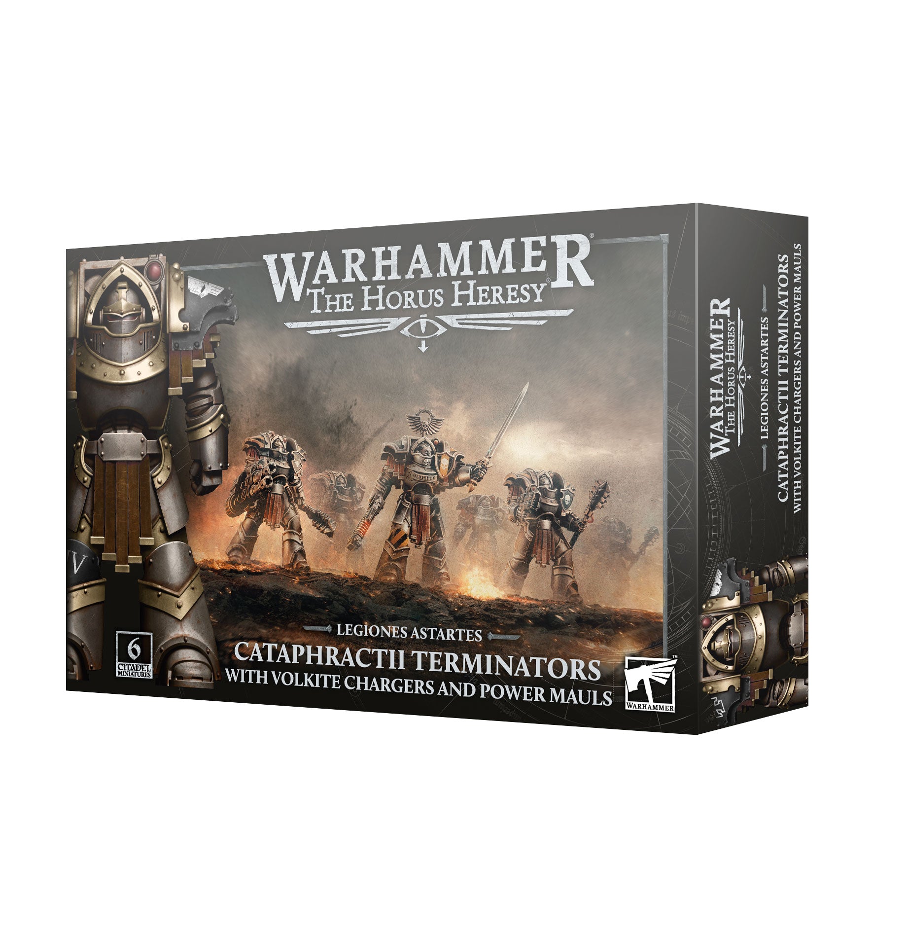 Legiones Astartes: Cataphractii Terminators with Volkite Chargers and Power Mauls [Feb 14]