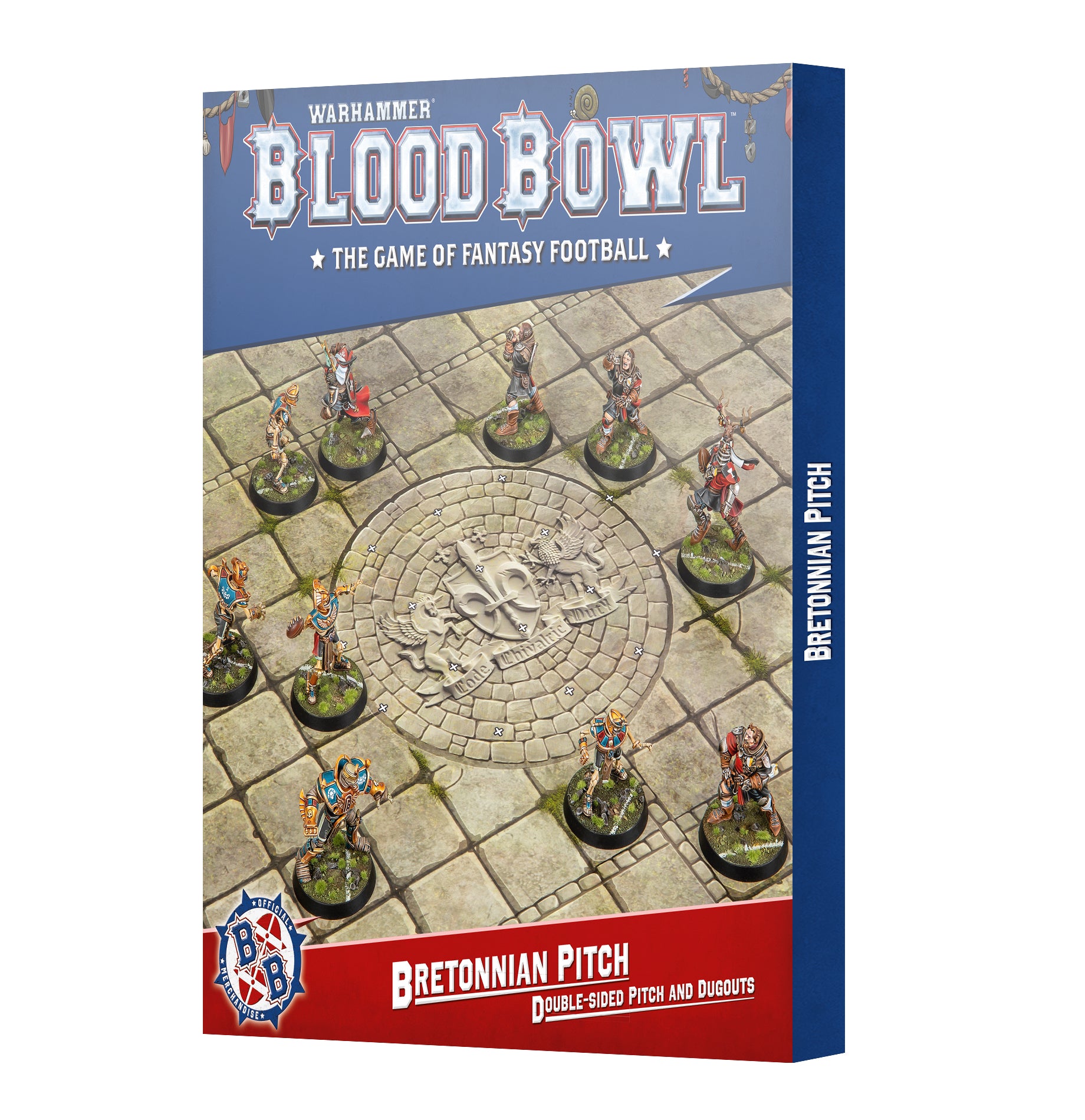 Blood Bowl: Bretonnian Pitch: Double-sided Pitch and Dugouts [Nov 15]