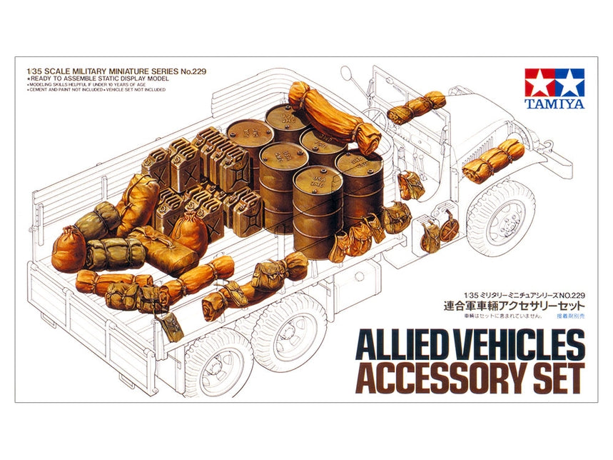 Tamiya: 1/35 Allied Vehichles Accessory Set