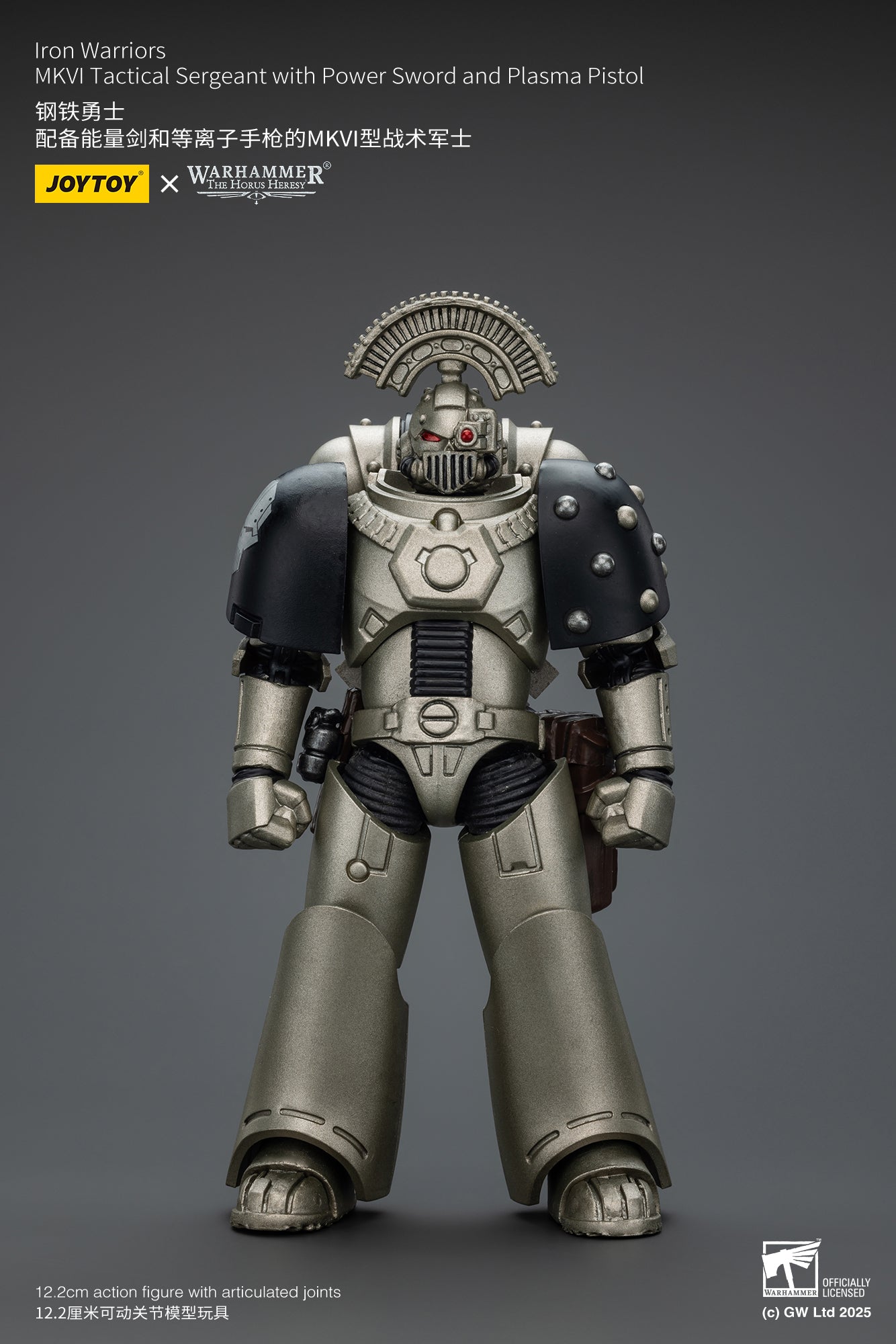 Joytoy: Iron Warriors MKVI Tactical Sergeant with Power Sword and Plasma Pistol