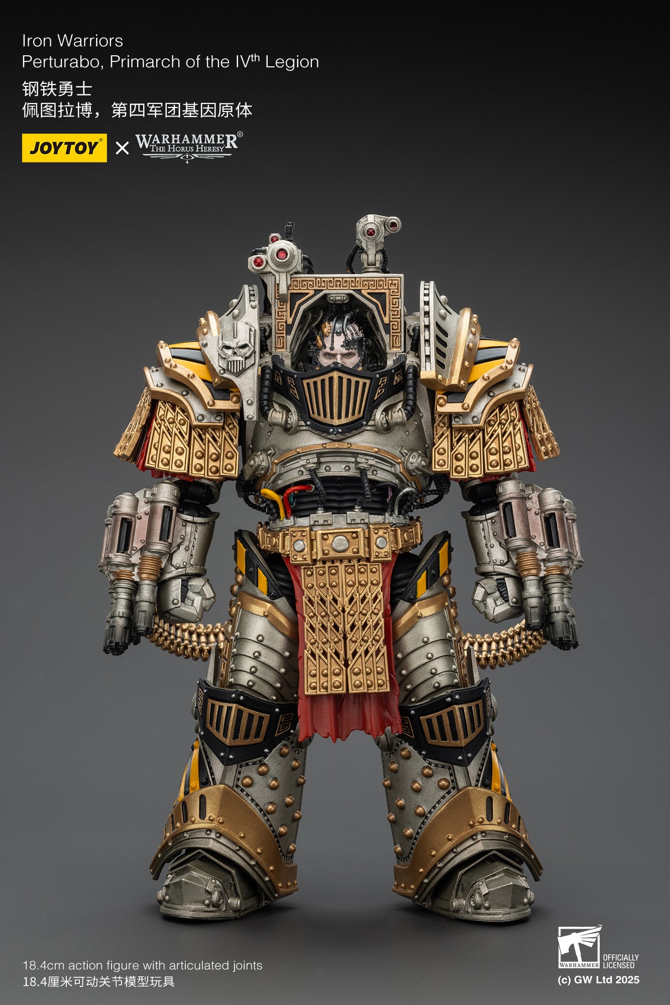 Joytoy: Iron Warriors Perturabo, Primarch of the lVth Legion
