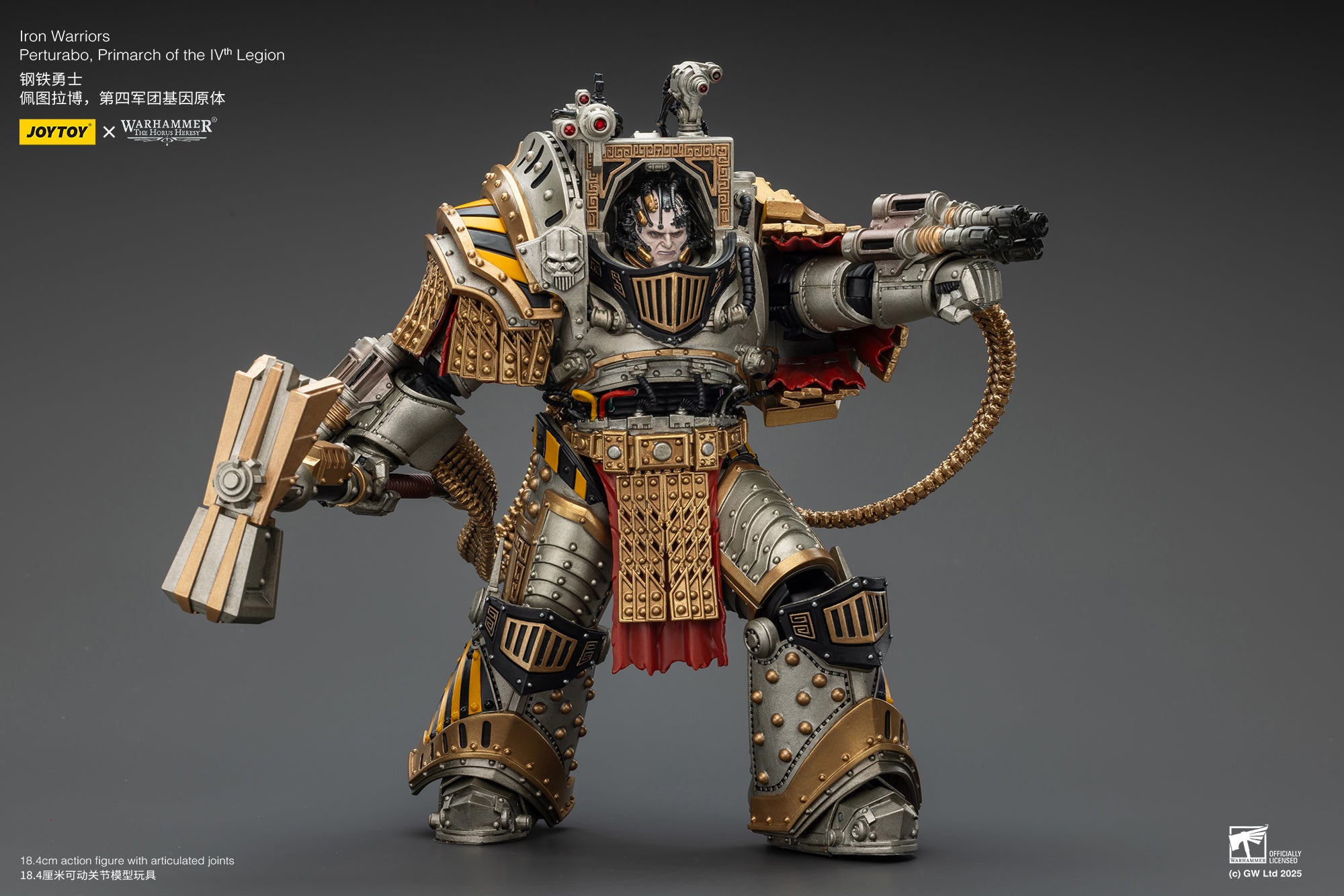 Joytoy: Iron Warriors Perturabo, Primarch of the lVth Legion