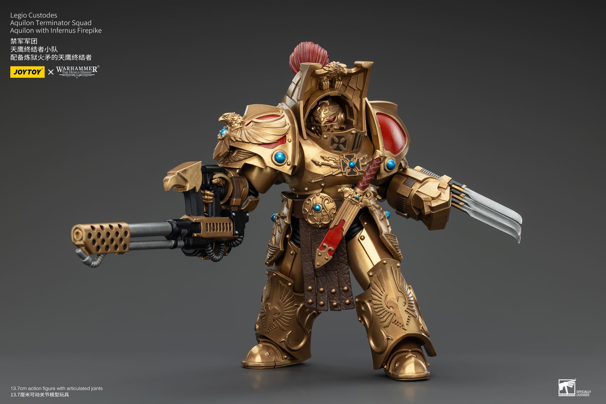 Joytoy: Legio Custodes Aquilon Terminator Squad Aquilon with Infernus Firepike