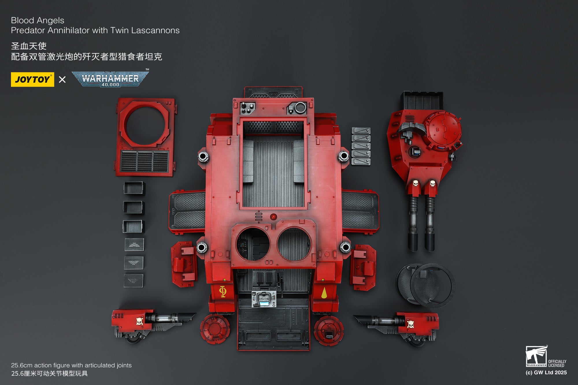 Joytoy: Blood Angels Predator Annihilator with Twin Lascannons