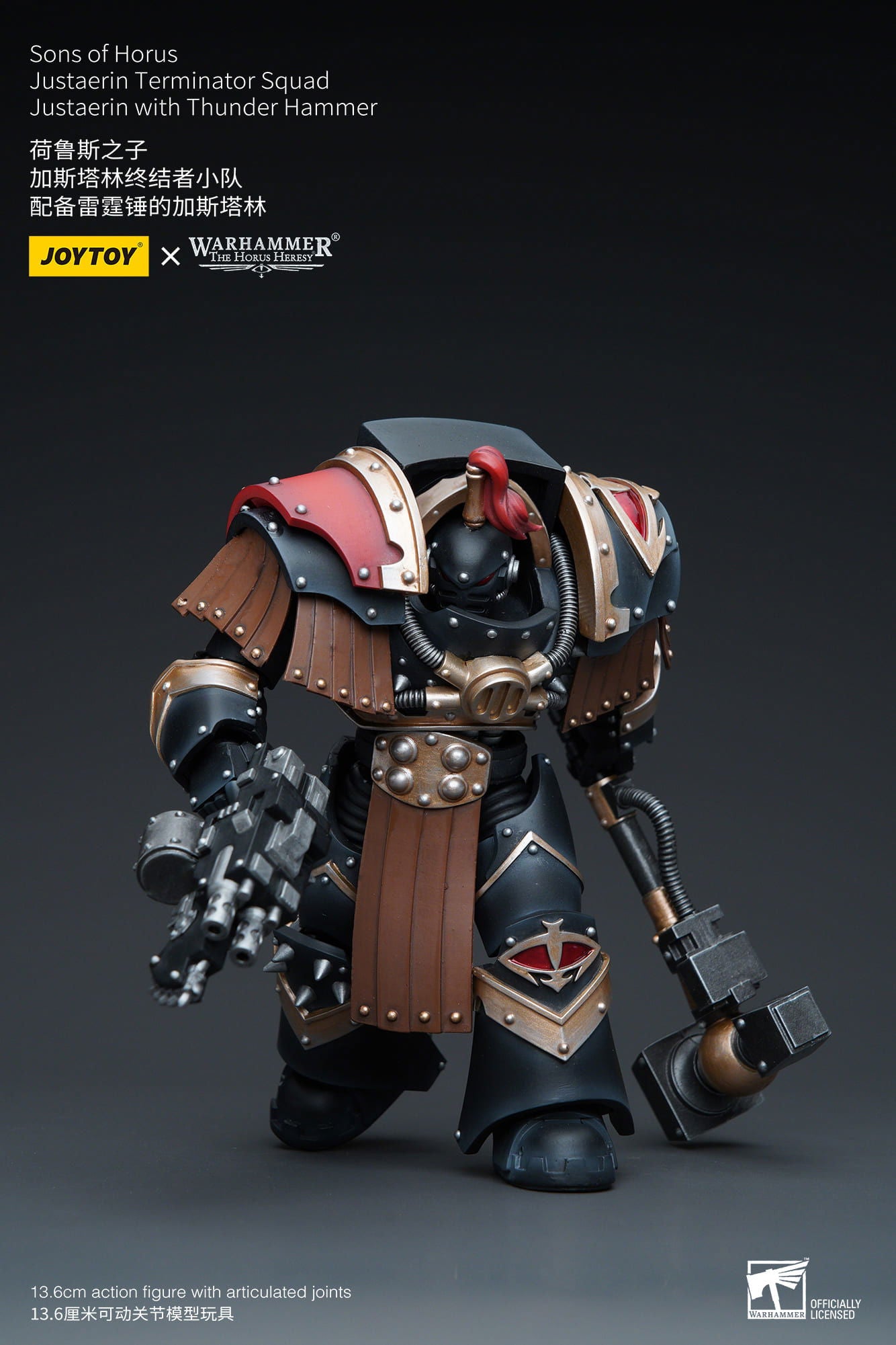 Joytoy: Sons of Horus Justaerin Terminator Squad Justaerin with Thunder Hammer