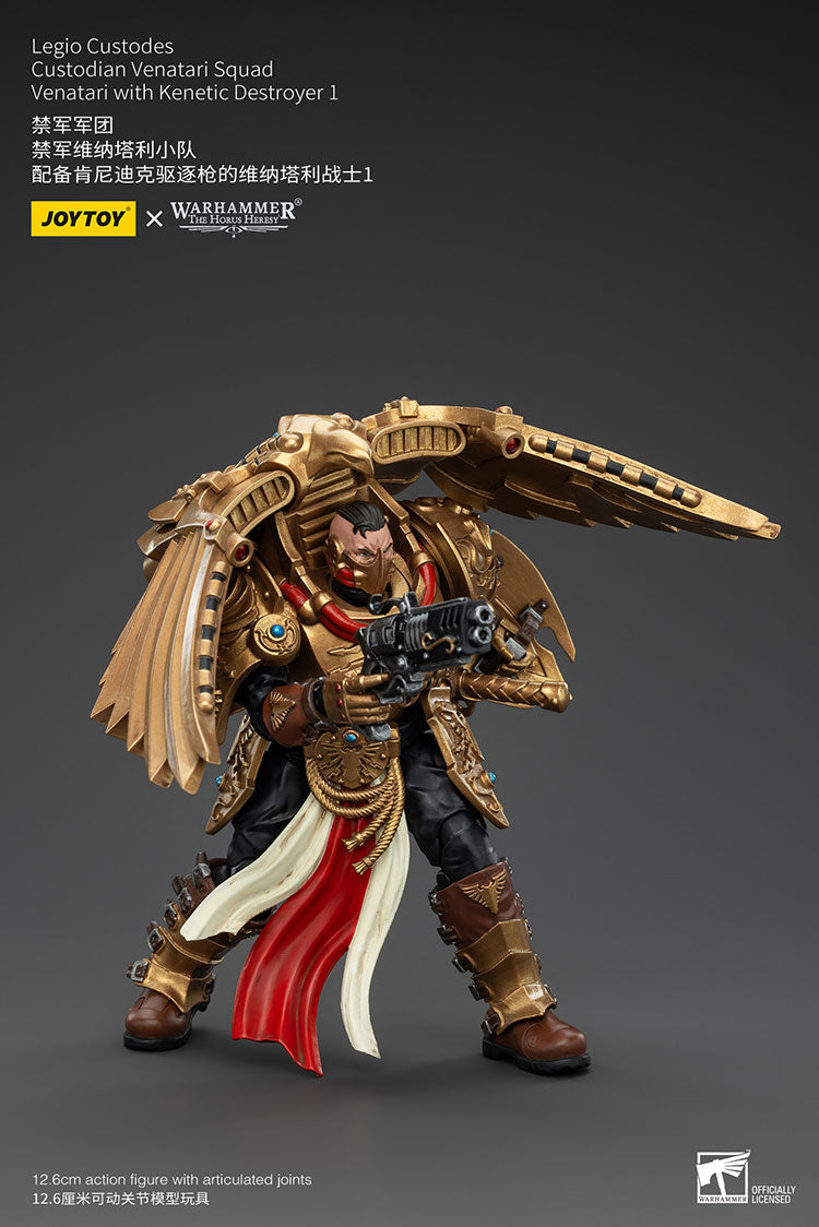 Joytoy: Legio Custodes Custodian Venatari Squad Venatari with Kenetic Destroyer 1
