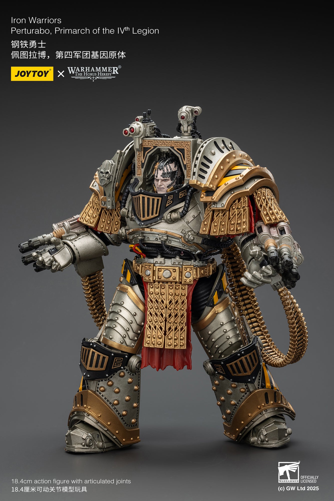 Joytoy: Iron Warriors Perturabo, Primarch of the lVth Legion