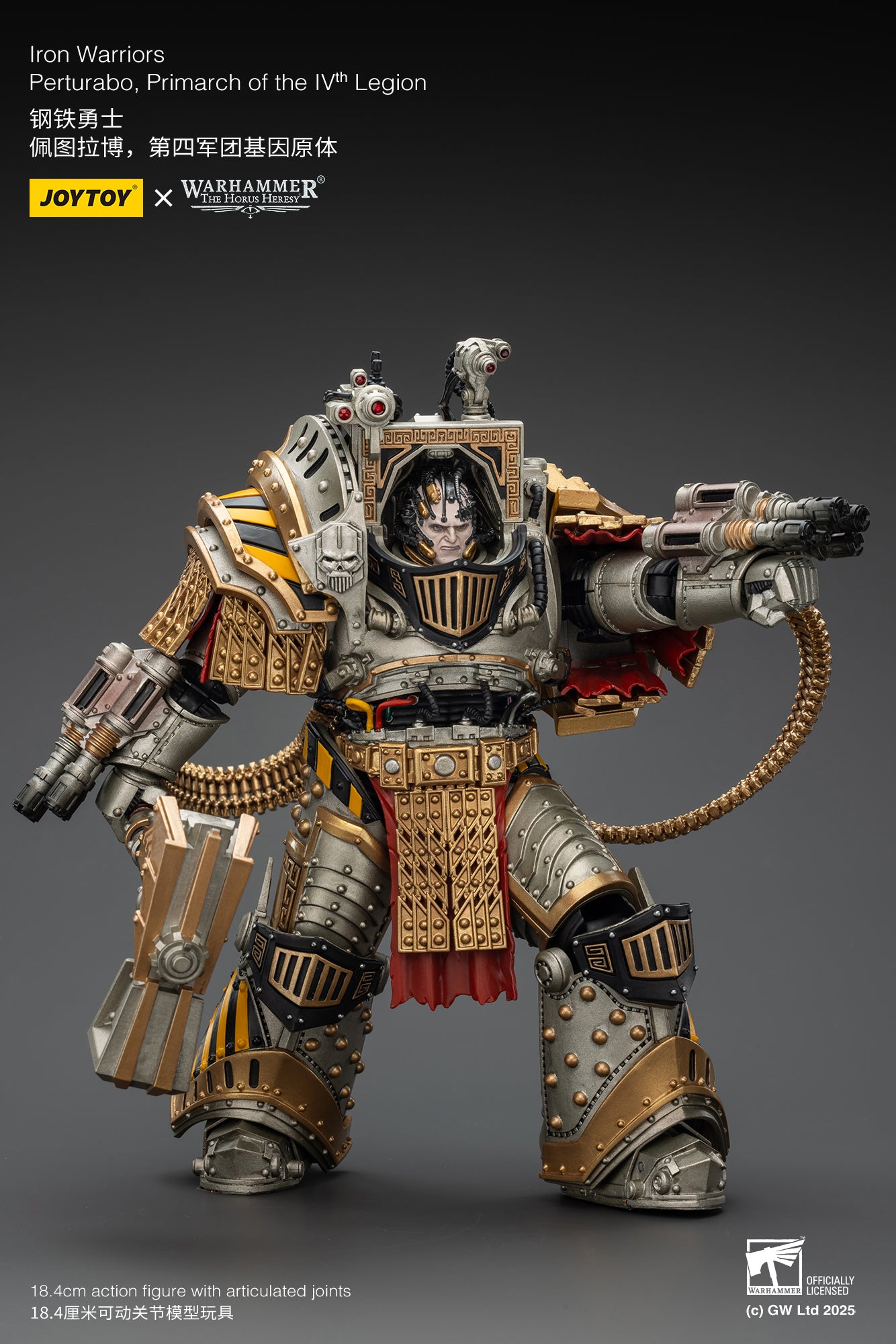 Joytoy: Iron Warriors Perturabo, Primarch of the lVth Legion